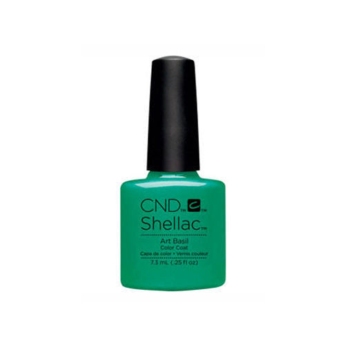 CND Shellac Gel Polish, 91168, Spring 2016 Art Vandal Collection, Art Basil, 0.25oz KK0824