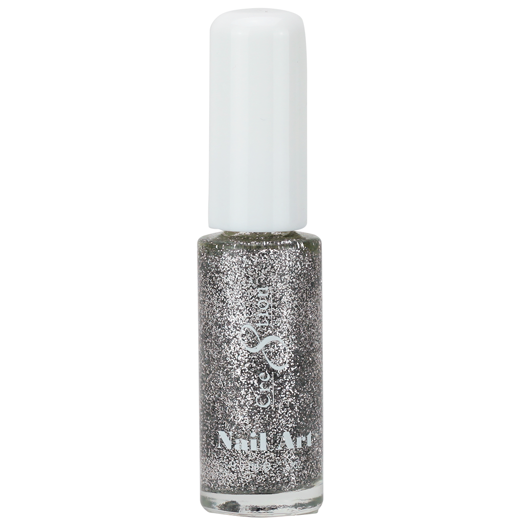 Cre8tion Detailing Nail Art Lacquer, 05, Silver Glitter, 0.33oz, 1101-0729