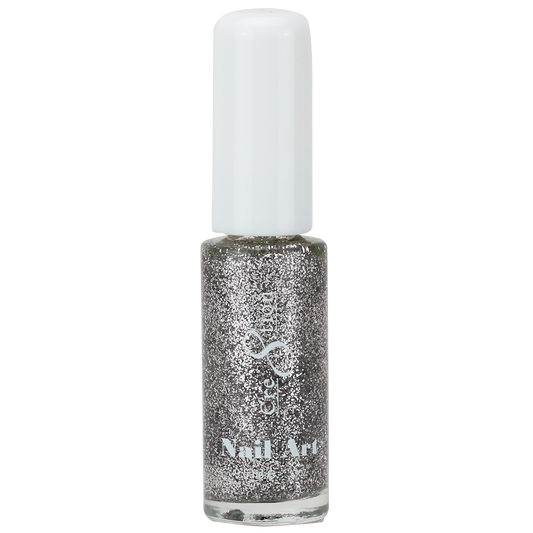 Cre8tion Detailing Nail Art Lacquer, 05, Silver Glitter, 0.33oz, 1101-0729