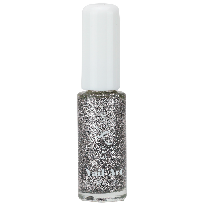 Cre8tion Detailing Nail Art Lacquer, 05, Silver Glitter, 0.33oz, 1101-0729