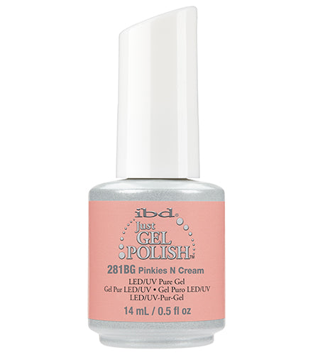 IBD Just Gel Polish, 69968, Peach Palette, Pinkies N Cream, 0.5oz