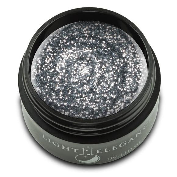 Light Elegance, UV/LED Glitter Gel, G964E, Sterling, 17ml KK