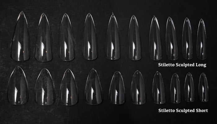 Apres Gel-X, Natural STILETTO SHORT Refill Bags, Size #9, 98429 OK0311VD