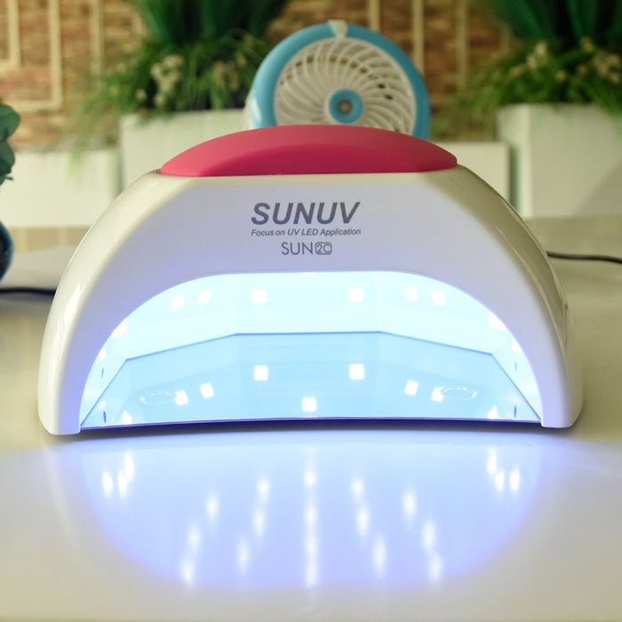 SUNUV SUN2, UV/LED Nail Lamp With 4 Timer Setting, 48W KK