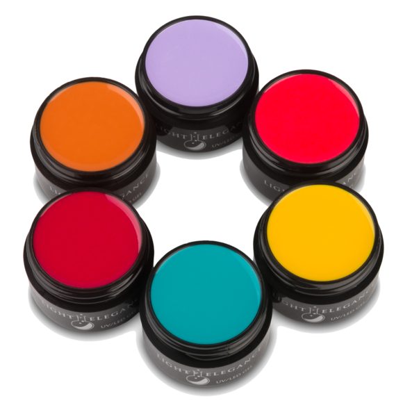 Light Elegance, UV/LED Color Gel, Surf City Gel Pack, 17ml
