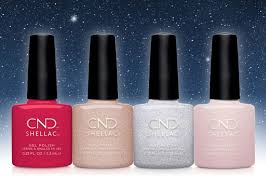 CND Shellac Gel Polish, Night Moves Collection, Full line of 4 colors (Form 92492 to 92495), 0.25oz KK1010