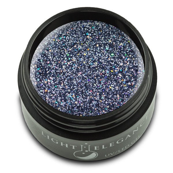 Light Elegance, UV/LED Glitter Gel, G840E, Titanium, 17ml KK