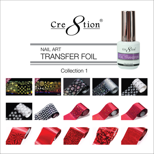 Cre8tion Nail Art Transfer Foil, Collection 01, 1101-0991 OK0225VD