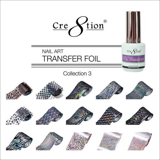 Cre8tion Nail Art Transfer Foil, Collection 03, 1101-0993 OK0225VD