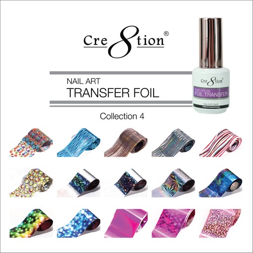 Cre8tion Nail Art Transfer Foil, Collection 04, 1101-0994 OK0225VD