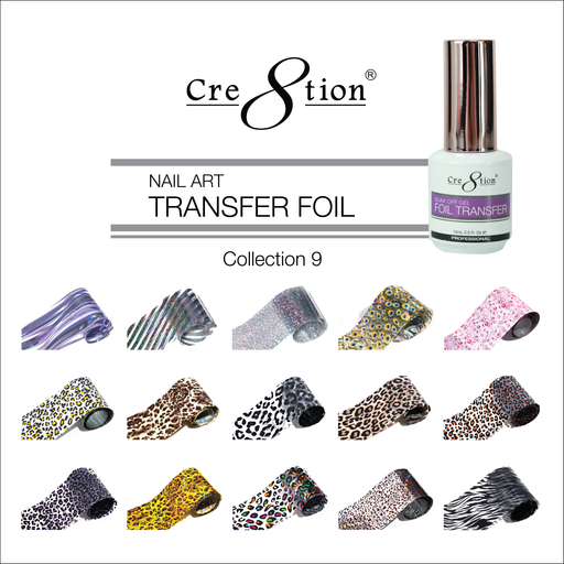 Cre8tion Nail Art Transfer Foil, Collection 09, 1101-0999 OK0225VD