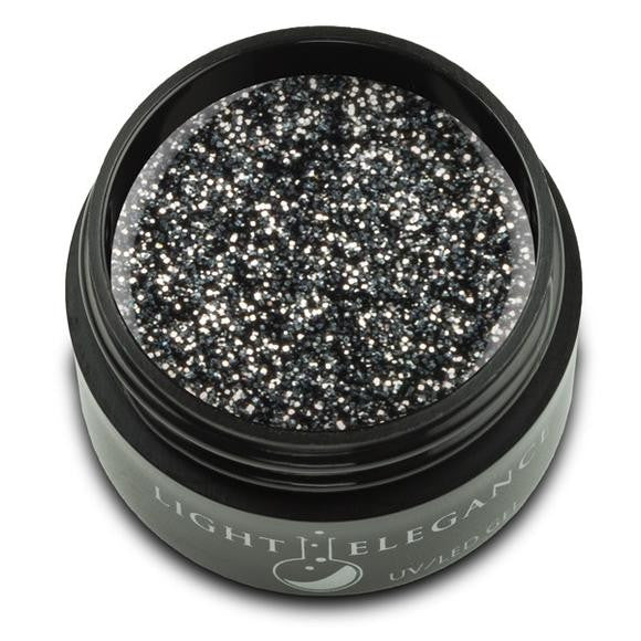 Light Elegance, UV/LED Glitter Gel, G972E, Tuxedo, 17ml KK