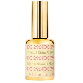 DC Nail Lacquer And Gel Polish, New Collection, DC 290, U Shine, I Shine, 0.6oz