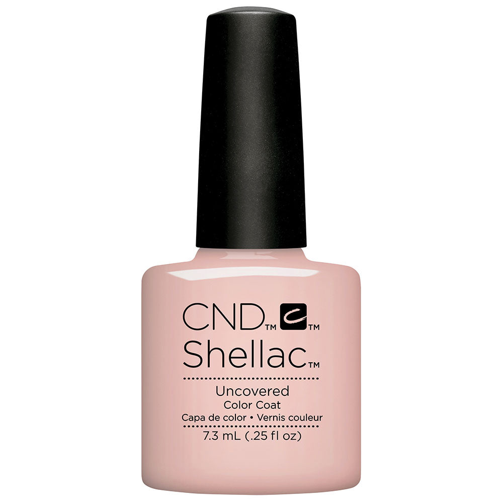 CND Shellac Gel Polish, 92148, NUDE THE Collection, Uncovered, 0.25oz