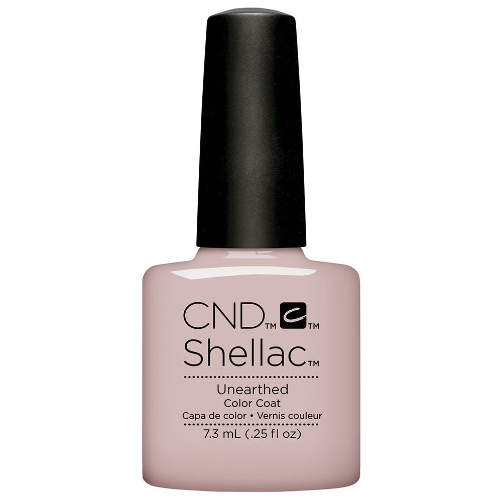 CND Shellac Gel Polish, 92151, Nude The Collection, Unearthed, 0.25oz KK1206