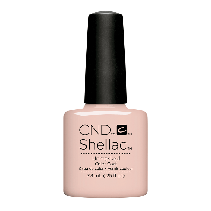 CND Shellac Gel Polish, 92150, NUDE THE Collection, Unmasked, 0.25oz