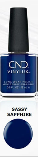 CND Vinylux, Crystal Alchemy Collection, Sassy Sapphire, 0.5oz OK0926MD