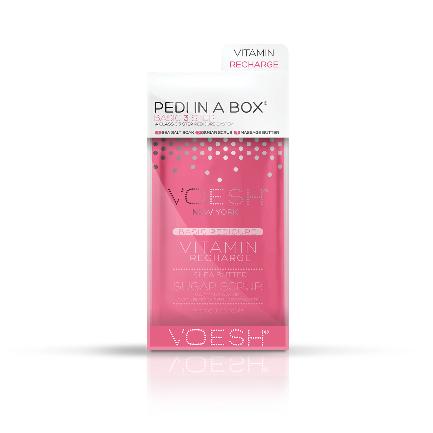 Voesh VITAMIN RECHARGE Pedi in a Box Basic 3 Step, VPC118 PGF