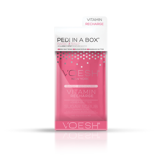 Voesh VITAMIN RECHARGE Pedi in a Box Basic 3 Step, VPC118 PGF