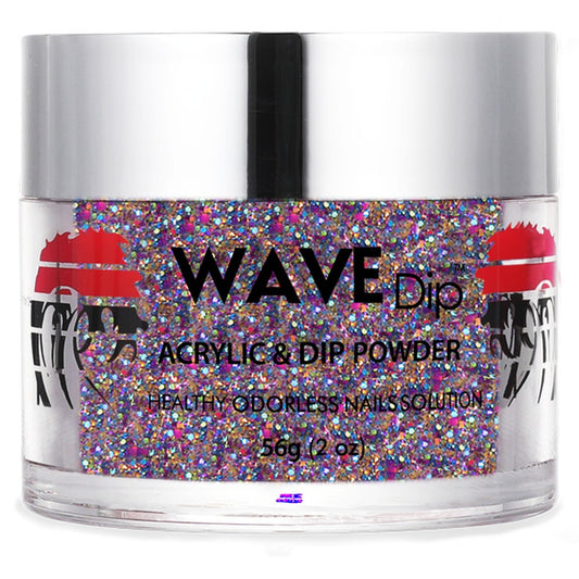 Wave Gel Acrylic/Dipping Powder, SIMPLICITY Collection, 107, Disco Party, 2oz