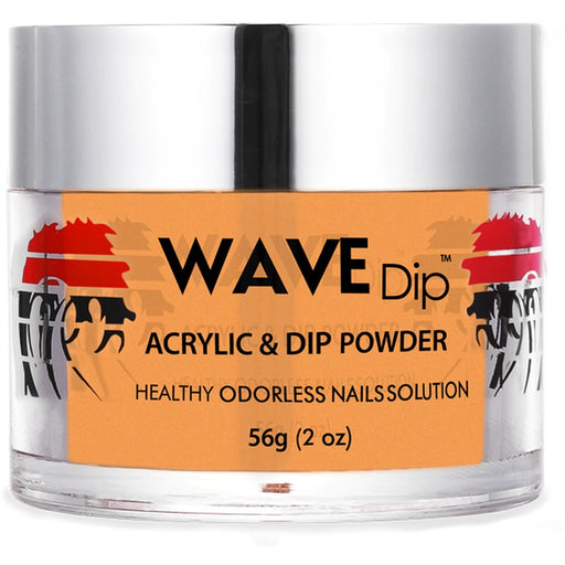 Wave Gel Acrylic/Dipping Powder, SIMPLICITY Collection, 044, Dark Orange, 2oz