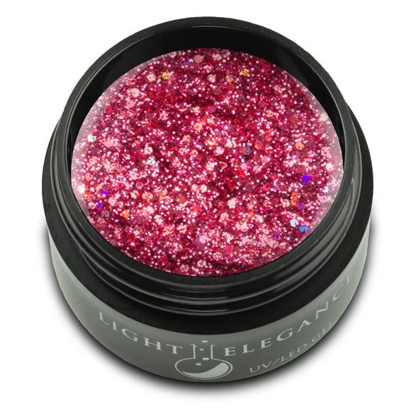 Light Elegance, UV/LED Glitter Gel, G108E, Wakey Wakey!, 17ml KK