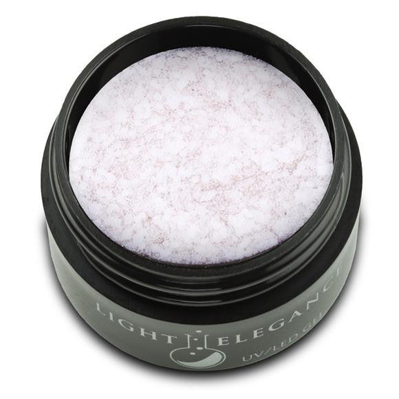 Light Elegance, UV/LED Glitter Gel, G961E, White Lace, 17ml KK