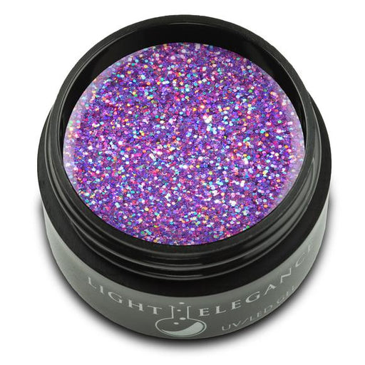 Light Elegance, UV/LED Glitter Gel, Wipeout, 17ml