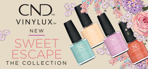 CND Vinylux, Spring 2019 Sweet Escape Collection, Full line of 5 colors (from 307 to 311)