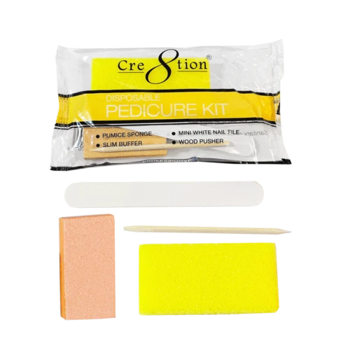 Cre8tion Disposable Pedicure Kit A, 19340, CASE (Packing: 200 sets/case)